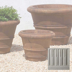 Campania Classic Rolled Rim Planters