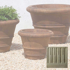 Campania Classic Rolled Rim Planters