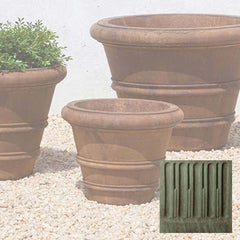 Campania Classic Rolled Rim Planters