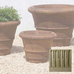 Campania Classic Rolled Rim Planters