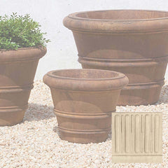 Campania Classic Rolled Rim Planters