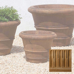 Campania Classic Rolled Rim Planters