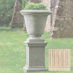 Campania Textured Hampton Urn with Pedestal