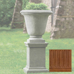 Campania Textured Hampton Urn with Pedestal