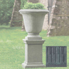 Campania Textured Hampton Urn with Pedestal
