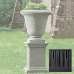 Campania Textured Hampton Urn with Pedestal