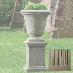 Campania Textured Hampton Urn with Pedestal