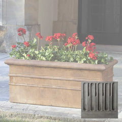 Campania Classic Rolled Rim Window Box