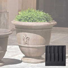 Campania Fleur de Lis Urns