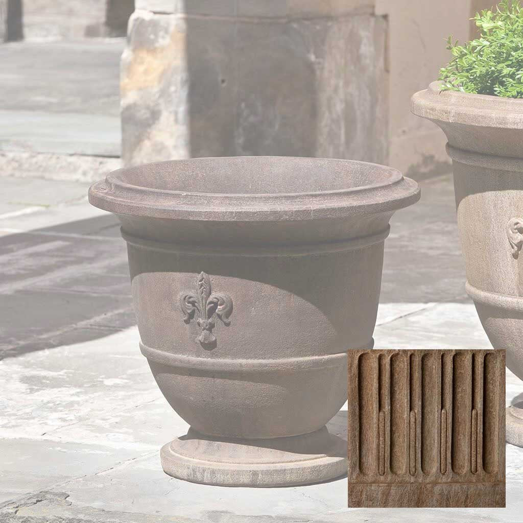 Campania Fleur de Lis Urns