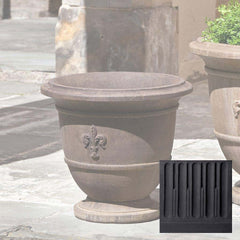 Campania Fleur de Lis Urns