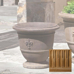 Campania Fleur de Lis Urns