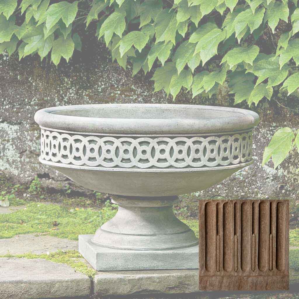 Campania Williamsburg Low Fretwork Urn