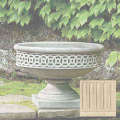 Campania Williamsburg Low Fretwork Urn