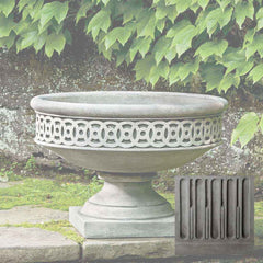 Campania Williamsburg Low Fretwork Urn