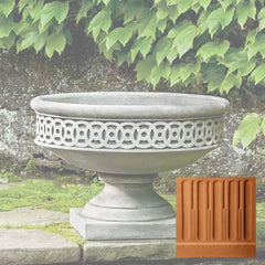 Campania Williamsburg Low Fretwork Urn