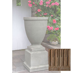 Capitol Hill Urn w/ Rustic 16.5 Pedestal