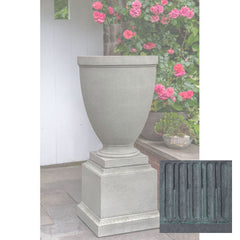 Capitol Hill Urn w/ Rustic 16.5 Pedestal