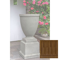 Capitol Hill Urn w/ Rustic 16.5 Pedestal