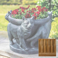 Campania 3 Cats Planter