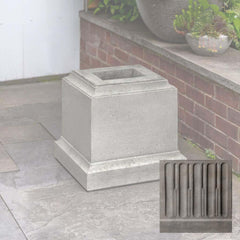 Campania Textured 12 Inch Pedestal