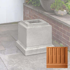 Campania Textured 12 Inch Pedestal