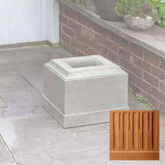 Campania Textured 12 Inch Pedestal