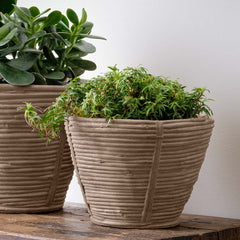 Reed Planter - Grey