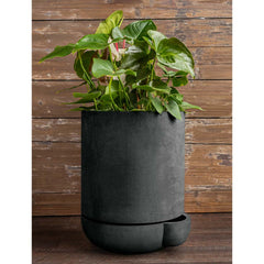 The Simple Pot, 1 Pint Planter - Charcoal