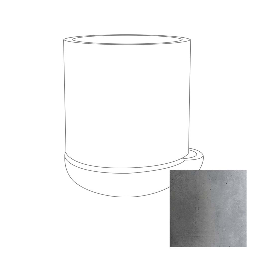 The Simple Pot, 5 Gallon Planter - Grey