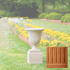 Wburg Egg and Dart Urn w/ Classic Short Pedestal