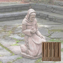 Campania Kneeling St. Francis with Bird