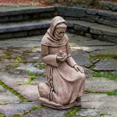 Campania Kneeling St. Francis with Bird