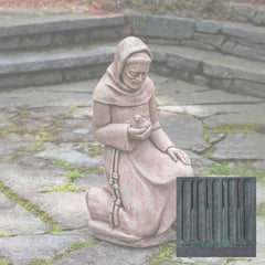 Campania Kneeling St. Francis with Bird