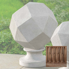 Campania Polyhedron Finial, Large