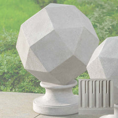 Campania Polyhedron Finial, Large