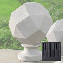 Campania Polyhedron Finial, Large