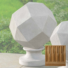 Campania Polyhedron Finial, Large