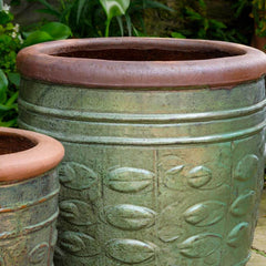 Photo of Campania Rustic Leaf Pots Set of 2 - Exclusively Campania