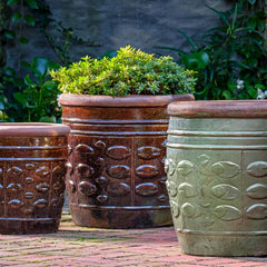 Photo of Campania Rustic Leaf Pots Set of 2 - Exclusively Campania