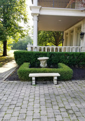 Photo of Campania Traditional Straight Bench - Exclusively Campania