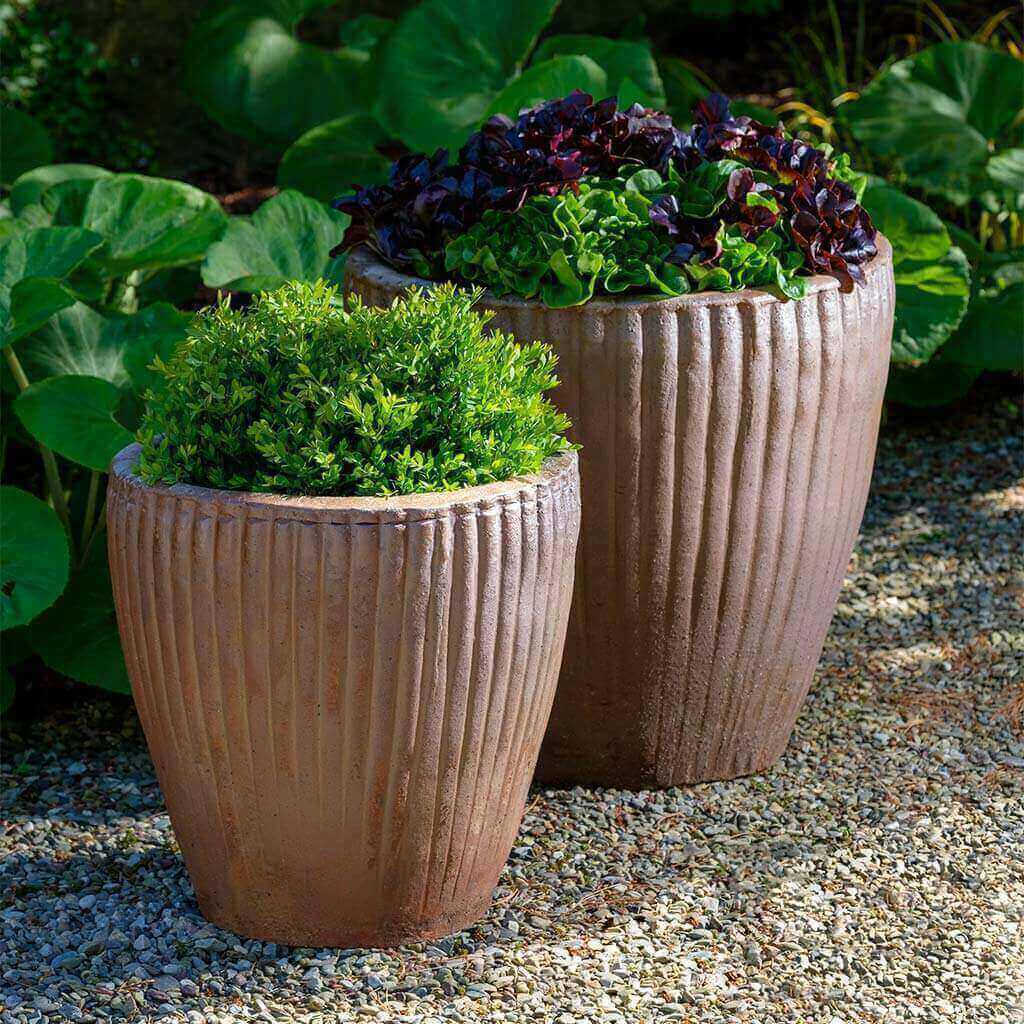 Photo of Campania Han Planter - Natural Rustic - Set of 2 - Exclusively Campania
