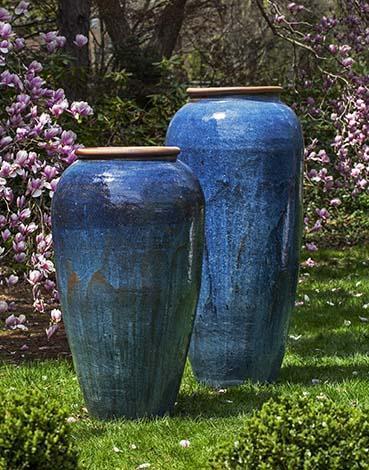 Photo of Campania Sora Jar - Rustic Blue - Exclusively Campania
