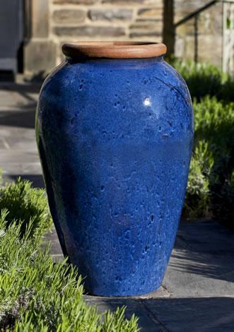 Photo of Campania Binjai Jar - Rustic Blue - Exclusively Campania