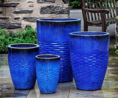 Photo of Campania Tall Hyphen Planter - Set of 4 - Exclusively Campania