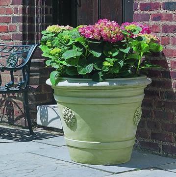 Photo of Campania Certosa Medallion Planter - Exclusively Campania