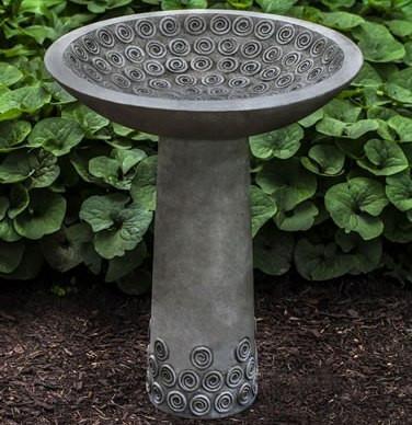 Photo of Campania Cirrus Birdbath - Exclusively Campania