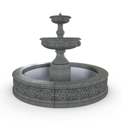 Photo of Campania Parisienne Two Tier Fountain - Exclusively Campania