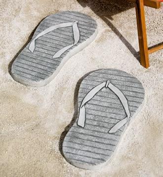 Photo of Campania Flip Flop Stepping Stone - Left and Right - Exclusively Campania
