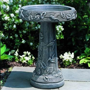 Photo of Campania Hummingbird Birdbath - Exclusively Campania